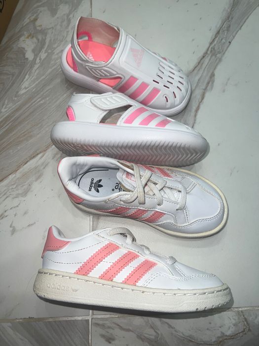 2ч Лот Adidas сандали и маратонки 26