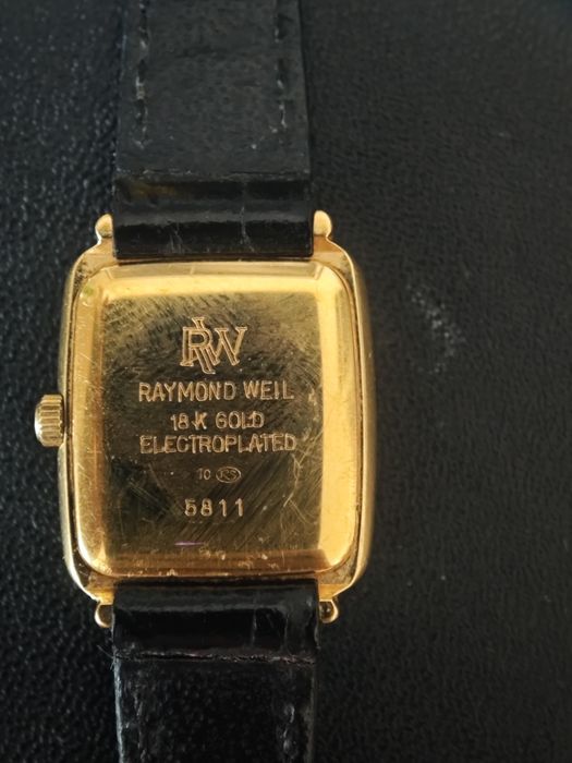 Ceas Raymond Weil Genève Quartz – Carcasă 18K Gold Electroplated – Funcțional + Husă