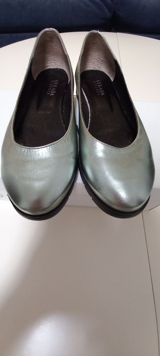 Balerini din piele naturala