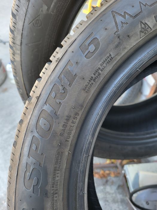 195 55 16 Dunlop 2бр зимни дот 22