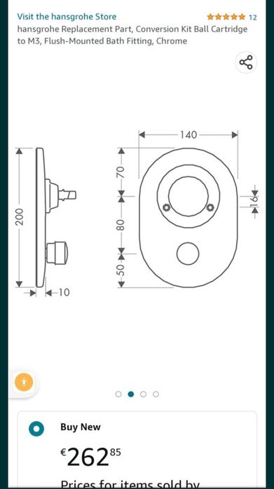 Marca hansgrohe 
Tip de finisare Crom Material ceramică