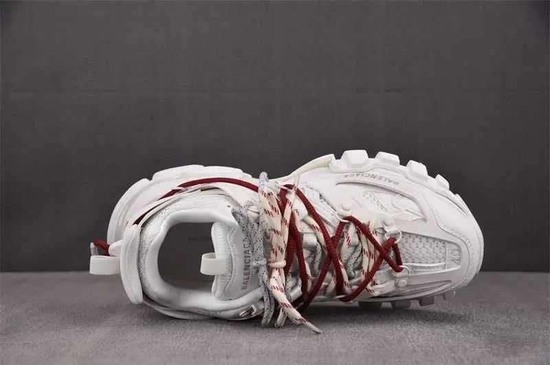 Balenciaga Track Sneaker "White/Red Laces"