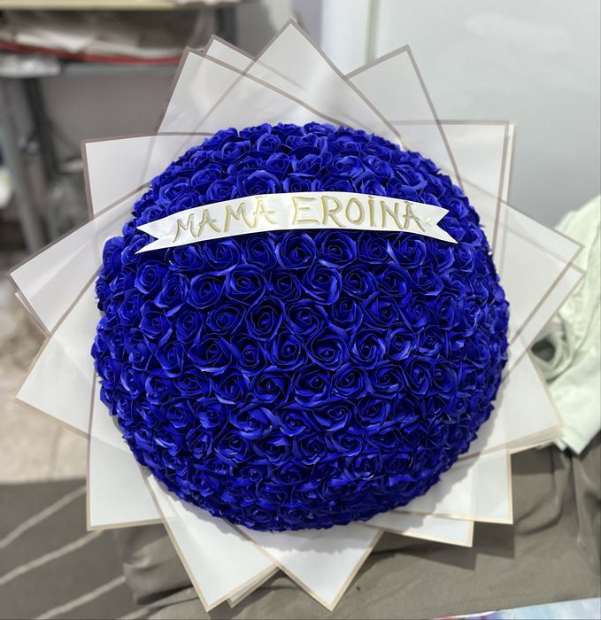 Buchet trandafiri sapun 101, 201 trandafiri