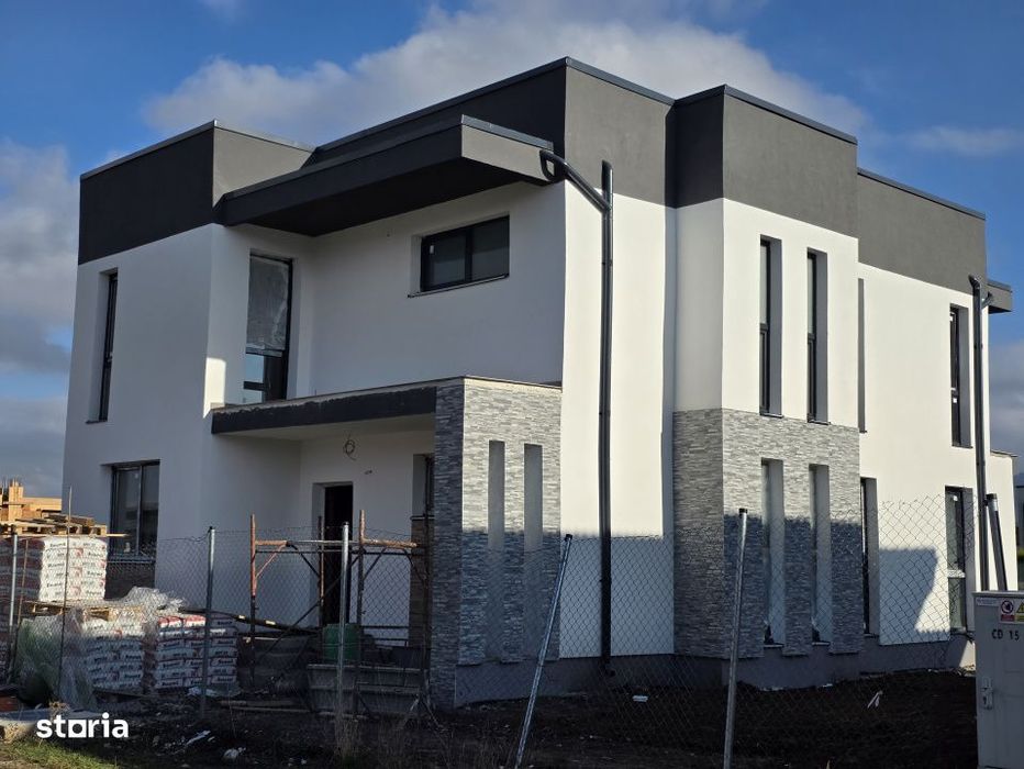 Casa moderna in stil mediteranean, teren 500mp, Cristian