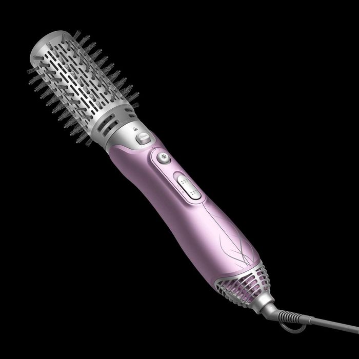 Perie rotativă Grundig HS 6220 GlamStyler 1100W, 3 capete  înveliș ceramic, aer rece, 2 trepte temperatură, volum și bucle profesionale Coafura DAMA