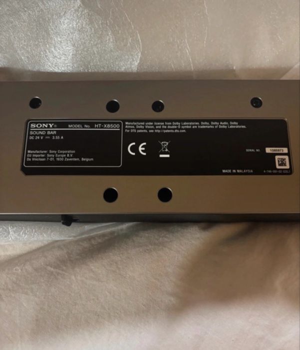 Sony Sound Bar HT-X8500 Dolby Atmos 2.1ch Subwoofer Integrat