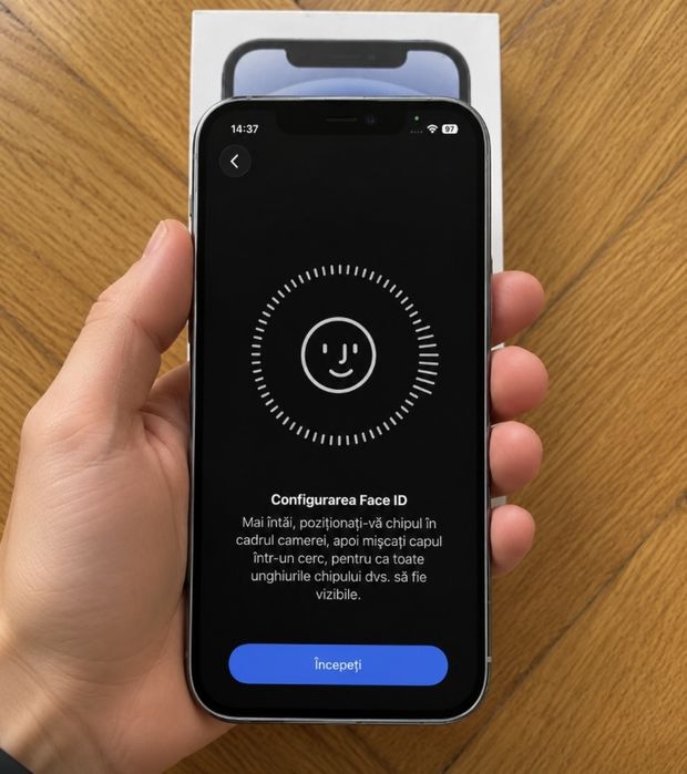 Telefon Iphone 12 Blue Impecabil ca Nou Fullbox 64GB 5G Trimit Schimb Pret fix