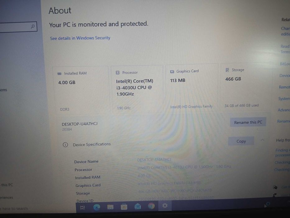 Vand laptop Lenovo G50-70