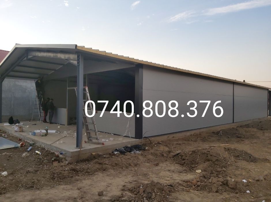 Hala 12x30m constructie metalica structura hala completa