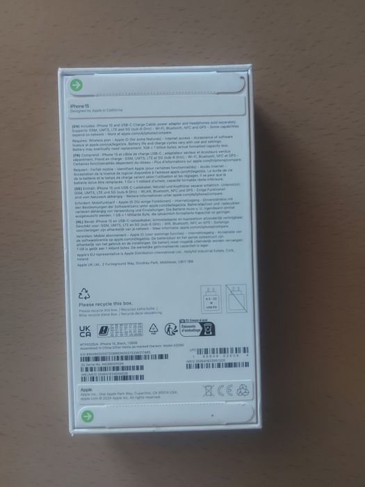 IPhone 15  negru 128GB Nou Sigilat!