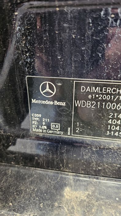 Mercedes E class W211  автомат- 2.2 cdi - 150ps на части