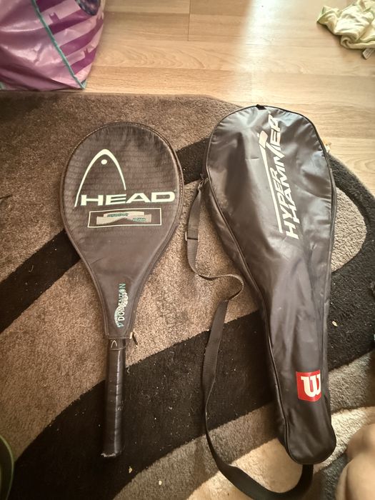 Set 2 rachete tenis Head & Wilson + husă și mingi