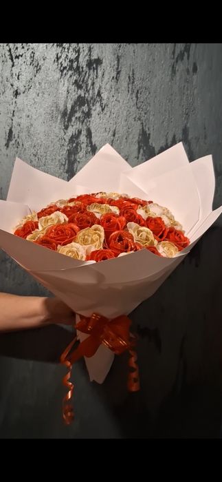 Buchet trandafiri de sapun