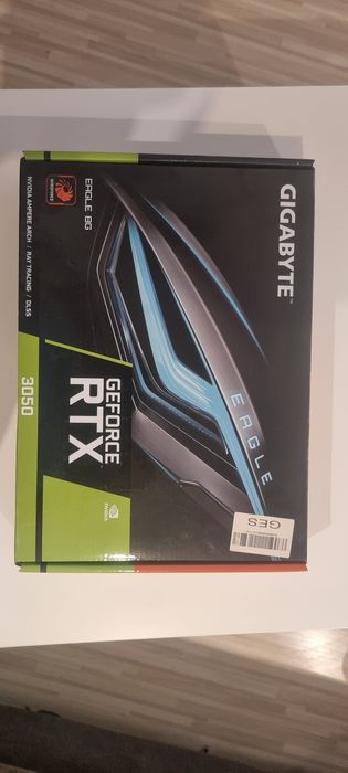 Placă video Gigabyte GeForce RTX 3050 EAGLE 8GB – stare impecabilă