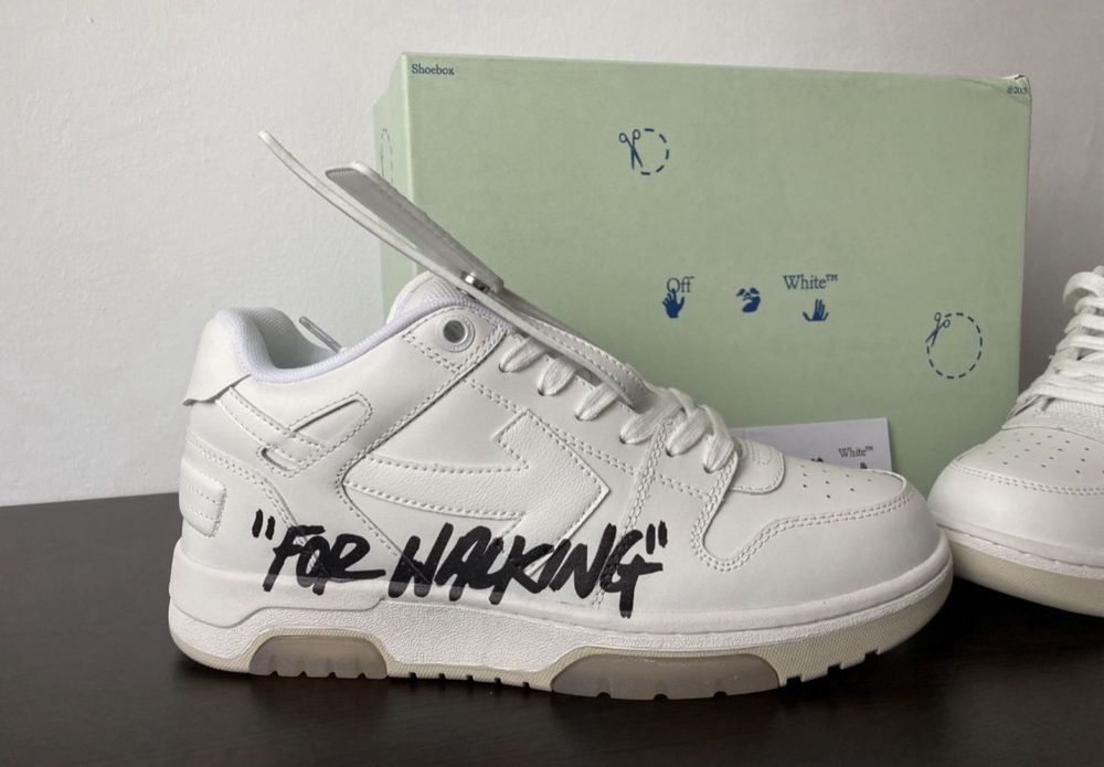 Off white out of office for walking