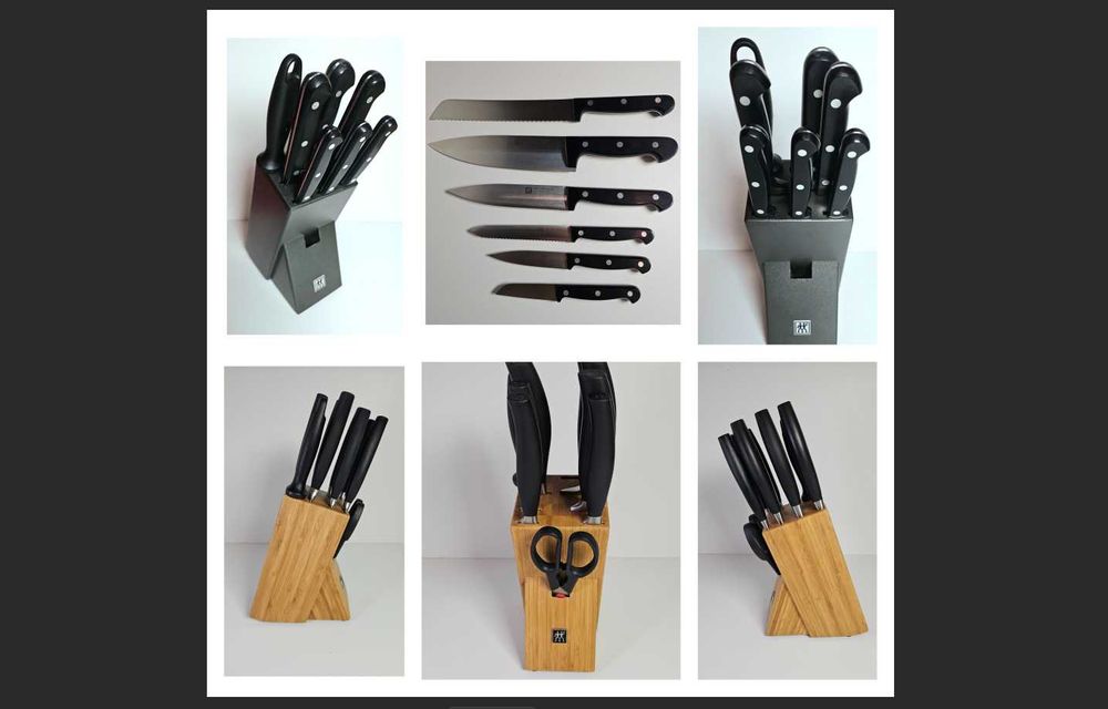 ZWILLING - Луксозен комплект кухненски ножове с блок FIVE STAR , TWIN CHEF