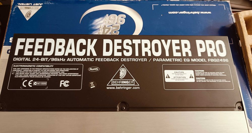 Behringer FBQ 2496 Feedback Destroyer Pro