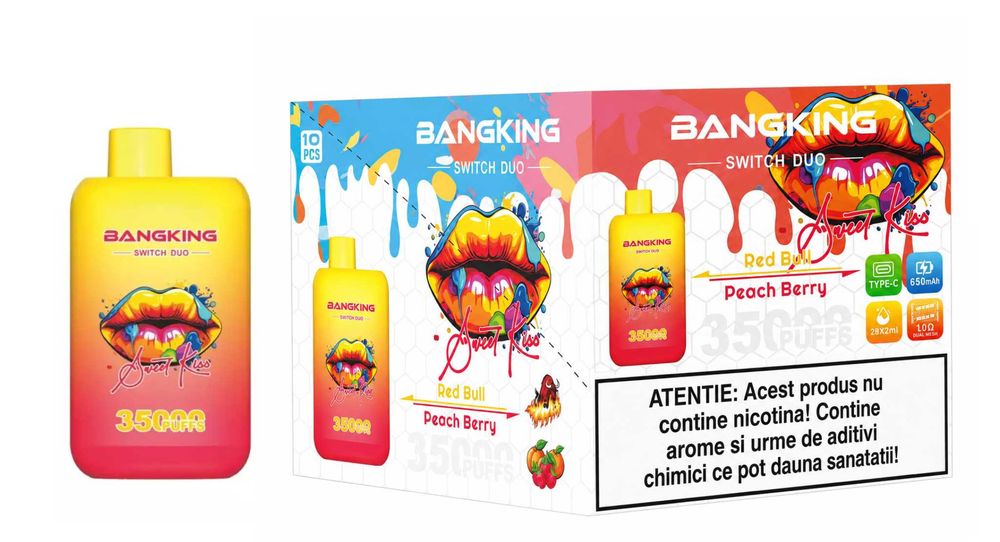 Vape Bang King 35.000 puffs, 2 in 1 (model 2026)