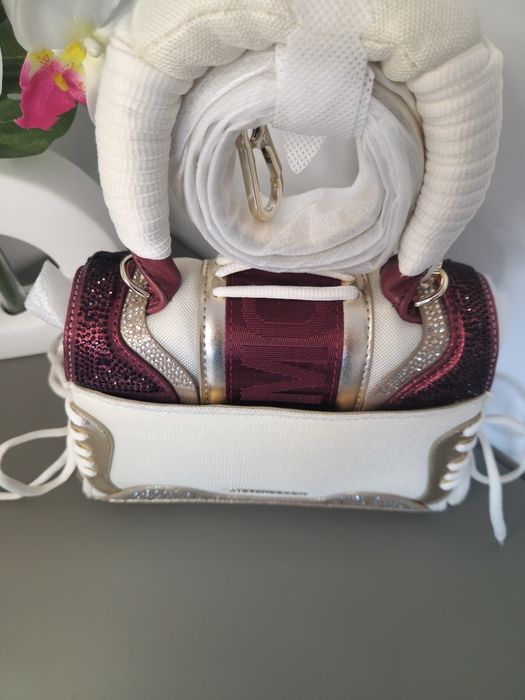 Оригинална дамска чанта Steve Madden  Крем Бордо
