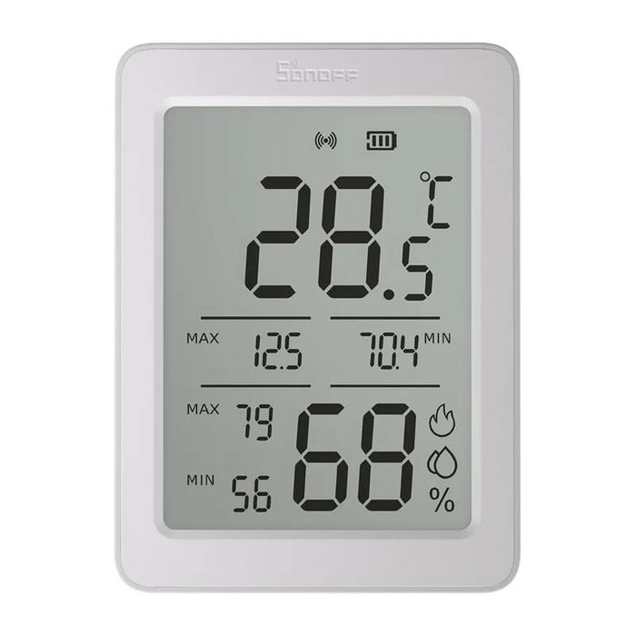 Set 2 termostate BT /Wi-Fi, smart Sonoff AirGuard TH SNZB-02DR2