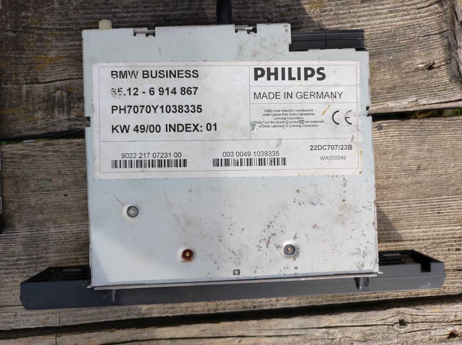 Lot 3 aparate auto BMW Casetofon Magazie 6cd Casetofon