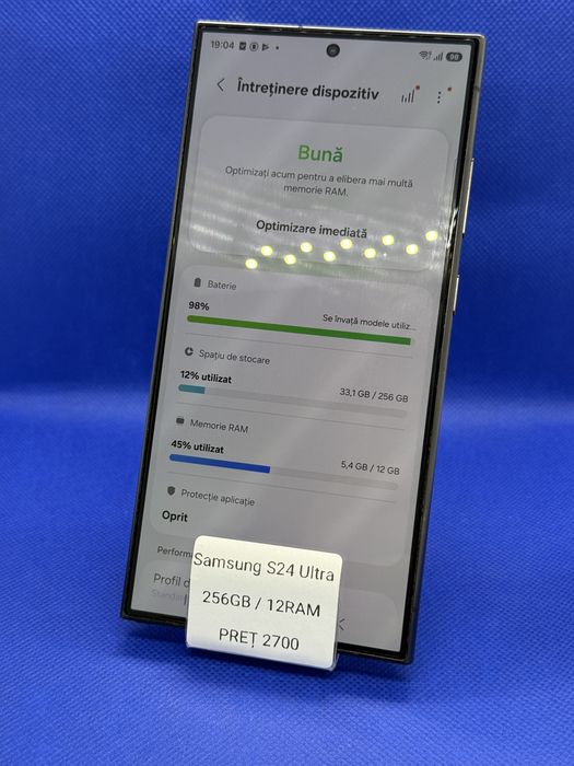 Magazin Vindem: Samsung S24 Ultra, 256GB