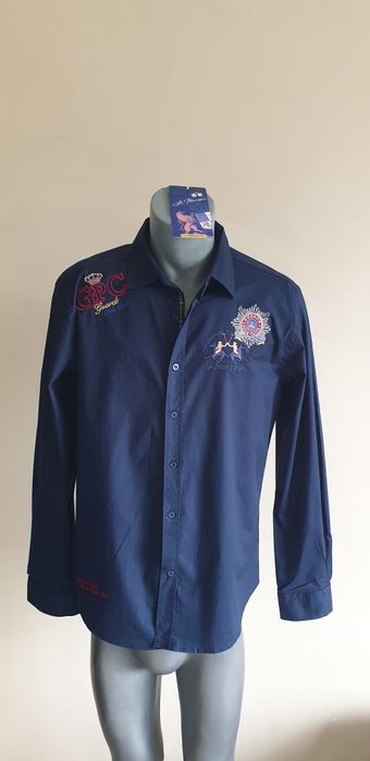 La Martina Italy Stretch Cotton Slim Fit / L  НОВО ОРИГИНАЛ МЪЖКА РИЗА