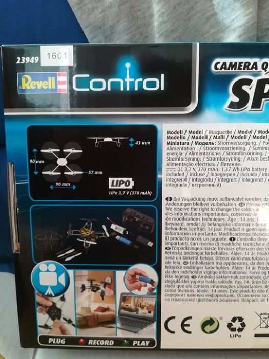 2 броя Мини дрон REVELL Spot 23949, квадрокоптер с камера