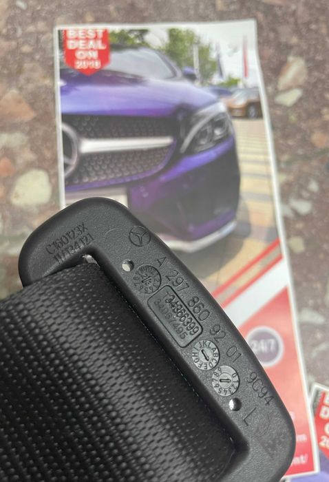 Mercedes Benz EQS - set centuri de siguranta centura  stanga - dreapta