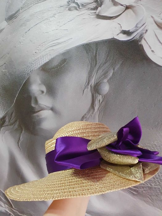 Шляпка. Соломенная