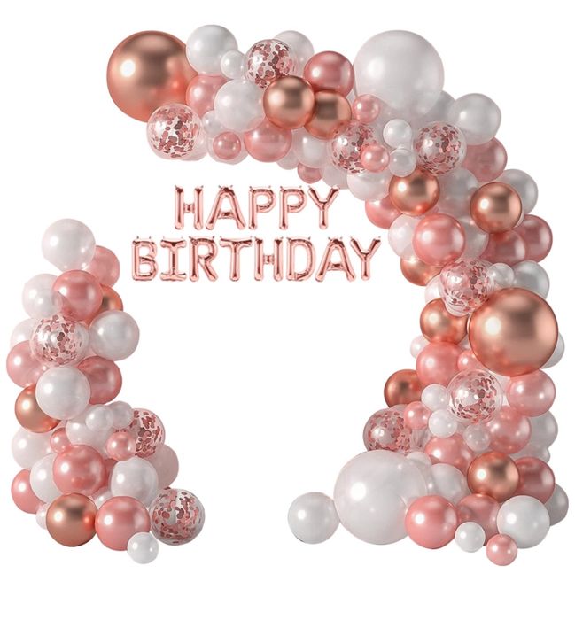 Kit de baloane pentru arcada roze/roz/albastru/unicorn