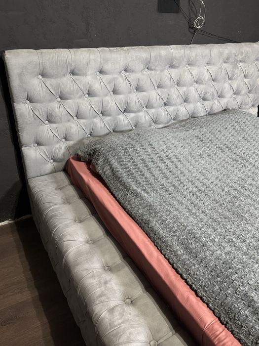 Продам Кровать Люкс Серая с бортиками