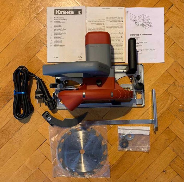Нов Ръчен циркуляр KRESS CHKS 6066 1400W Made in Germany