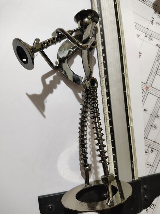Vand figurine muzicanti, metal.