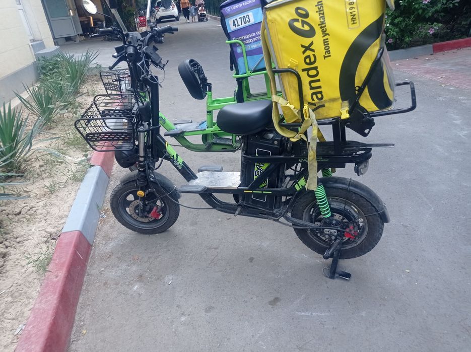 Skuter evelo  4 oy minilgan 7700 km yurgan