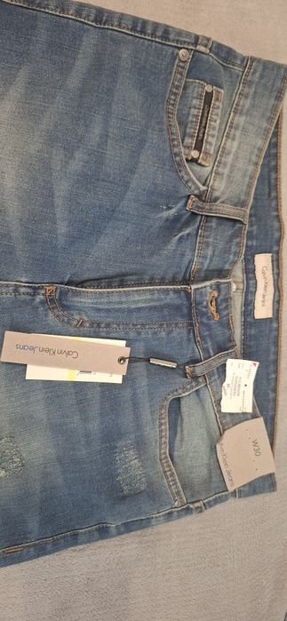 Pantaloni scurti blugi Calvin Klein
