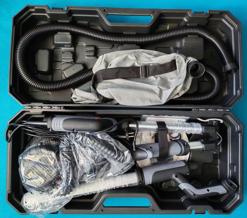 Unealta de slefuit pereti/tavane DWS750 cu sac, valiza plastic (Girafa)