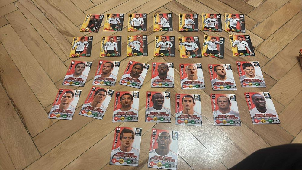 241 различни Panini карти Световно 2010