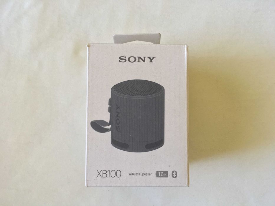 boxa Sony XB100 portabila IP67, bluetooth, autonomie 16 ore, extra bass, noua, garantie 2 ani