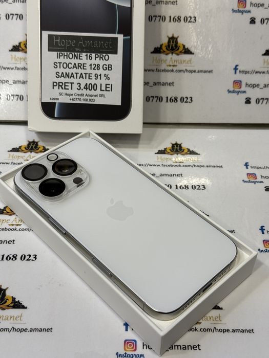 Hope Amanet P7 Iphone 16 Pro 128 Gb