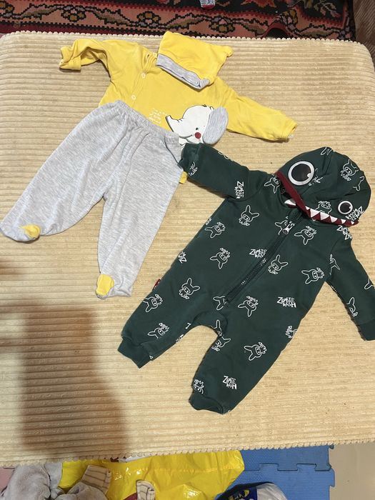 Лот дрехи за момче 0-6м