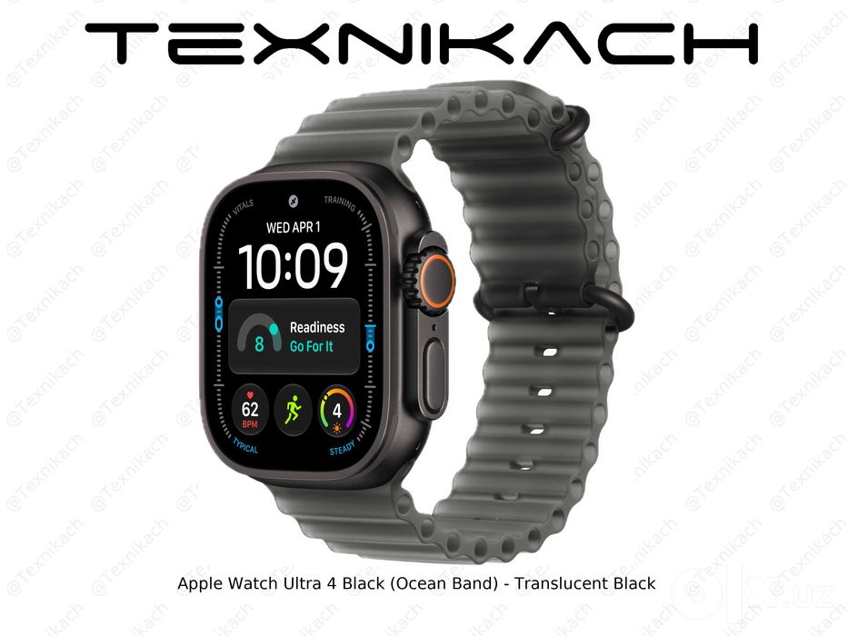 Apple Watch Ultra 4 Black (Ocean Band) • Доставка