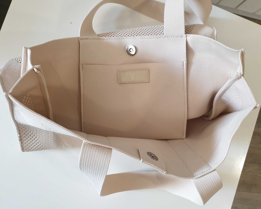 Чанта ZARA от текстил
