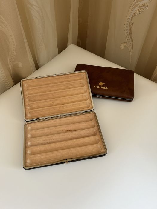 Кутия за пури COHIBA – 5 броя, луксозен калъф