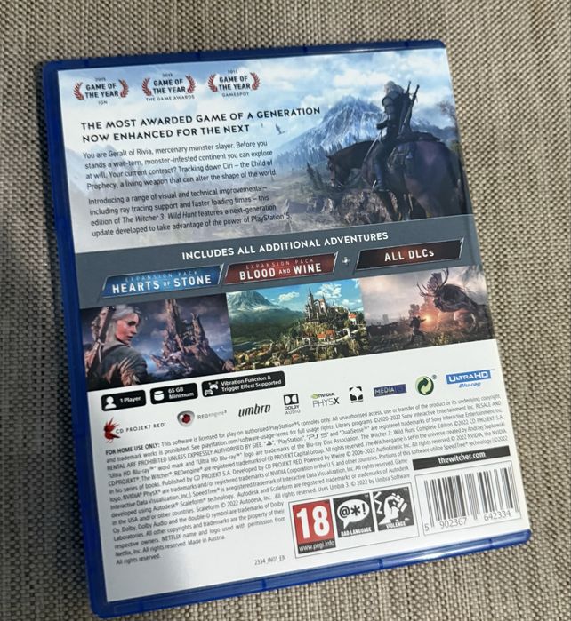 Продавам игра-The Witcher за PS5