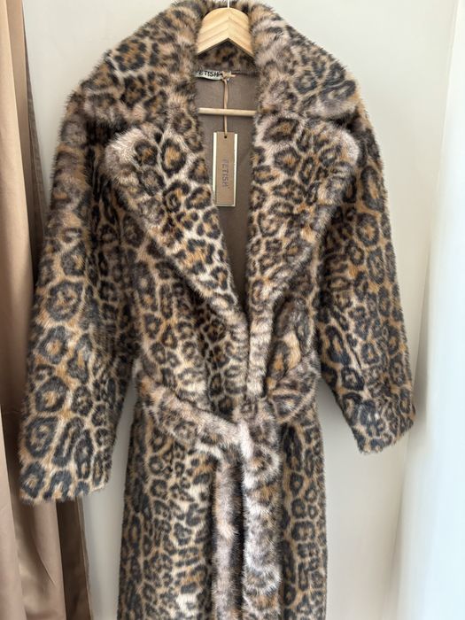 Палто - леопардов принт ново