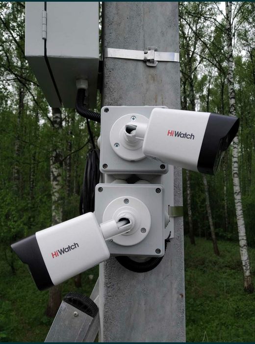 Установка камер видеонаблюдения