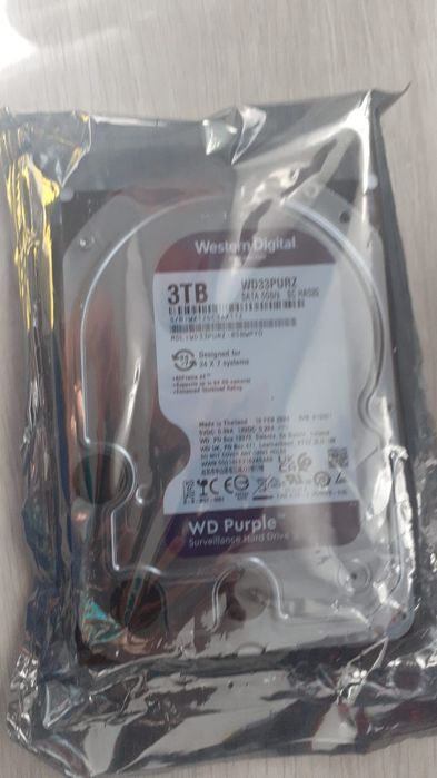 Vând HDD supraveghere 3TB WD33PURZ