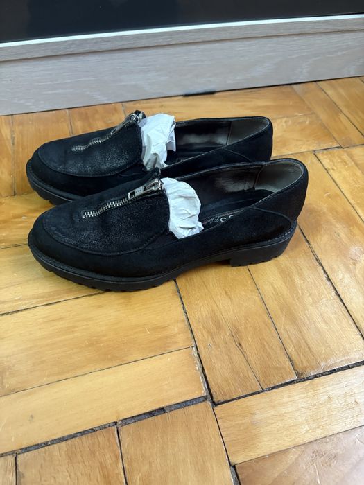 Pantofi aliss collection piele intoarsa