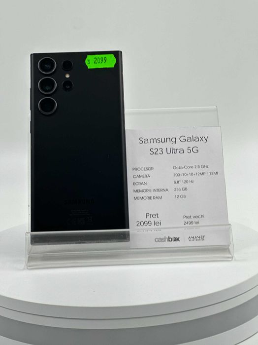 Samsung Galaxy S23 Ultra 256GB Garantie 24 Luni CashBox